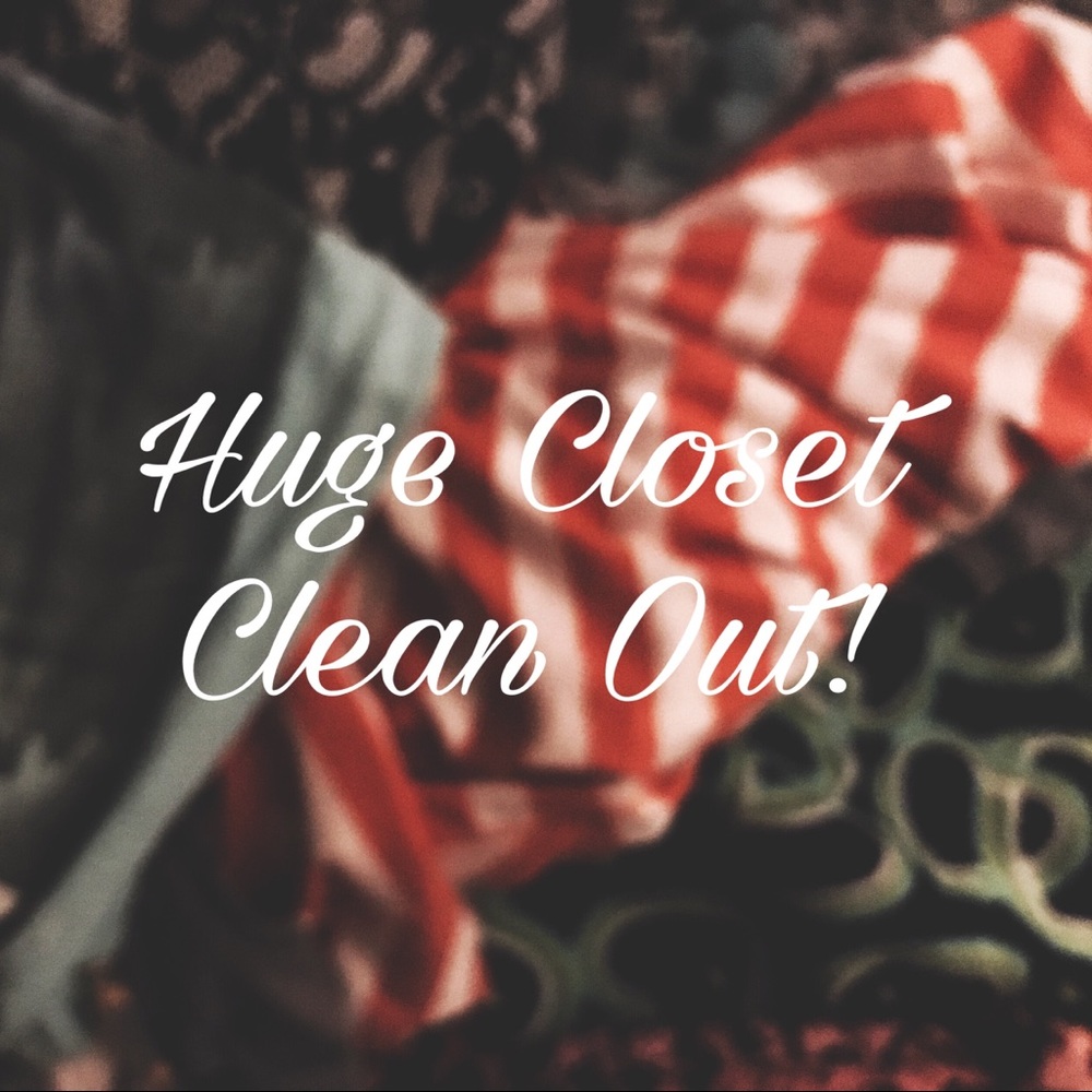 Huge closet clean out coming soon!